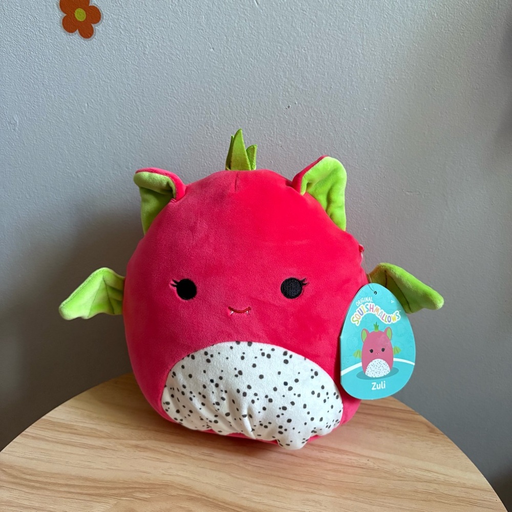 Squishmallows Zuli Pink and Green Plush